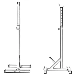 Wzmocnione stojaki pod sztangę Thor ST13
